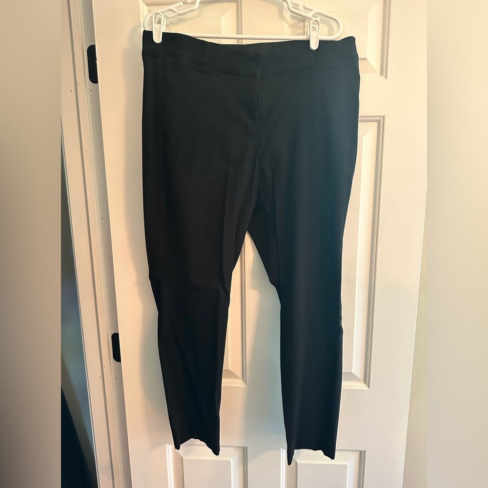 Lane Bryant Black Allie Stretch Straight Leg Pant - 16R